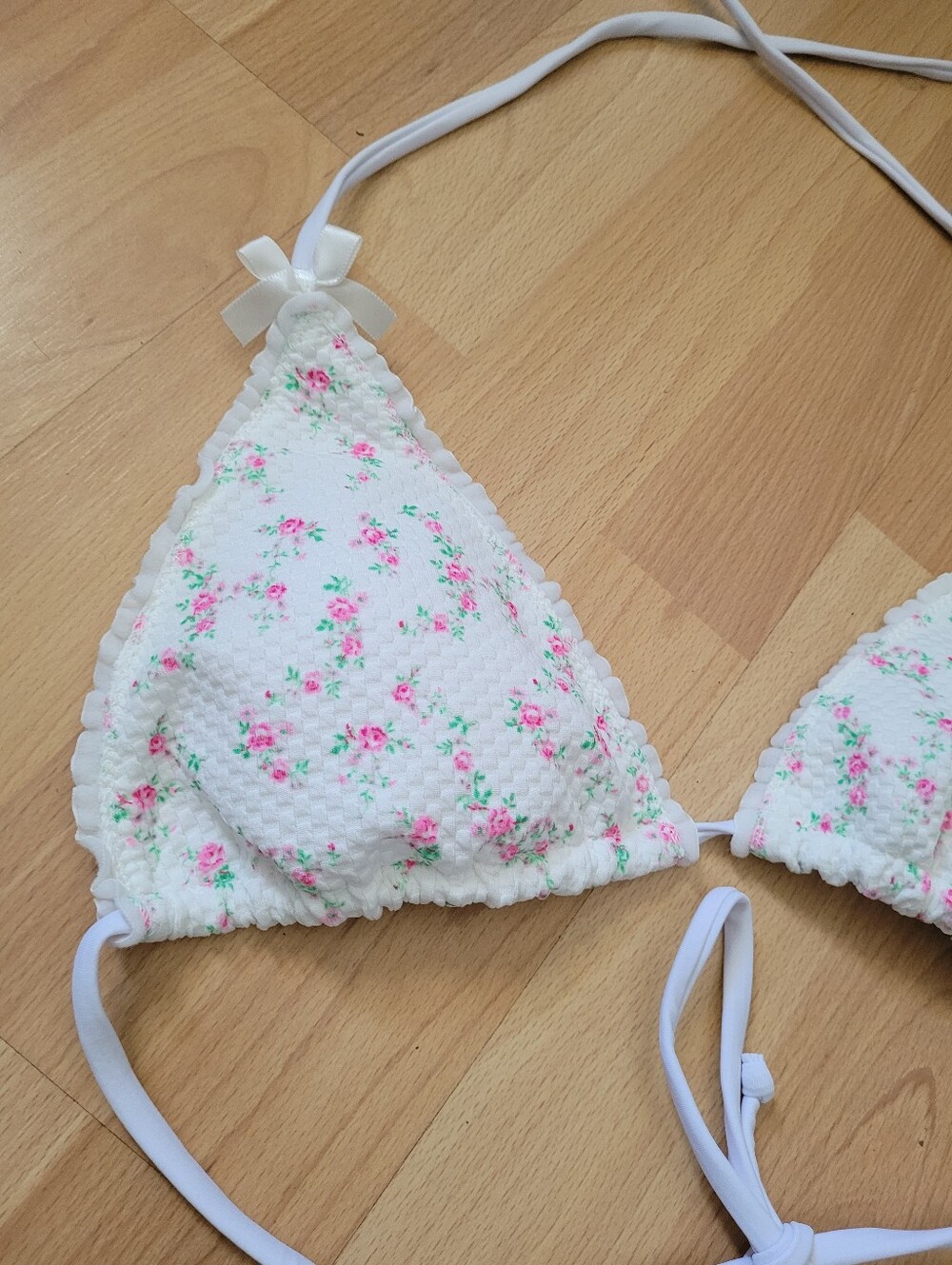 Waffle Triangle Bikini Set - Picture 10 of 11